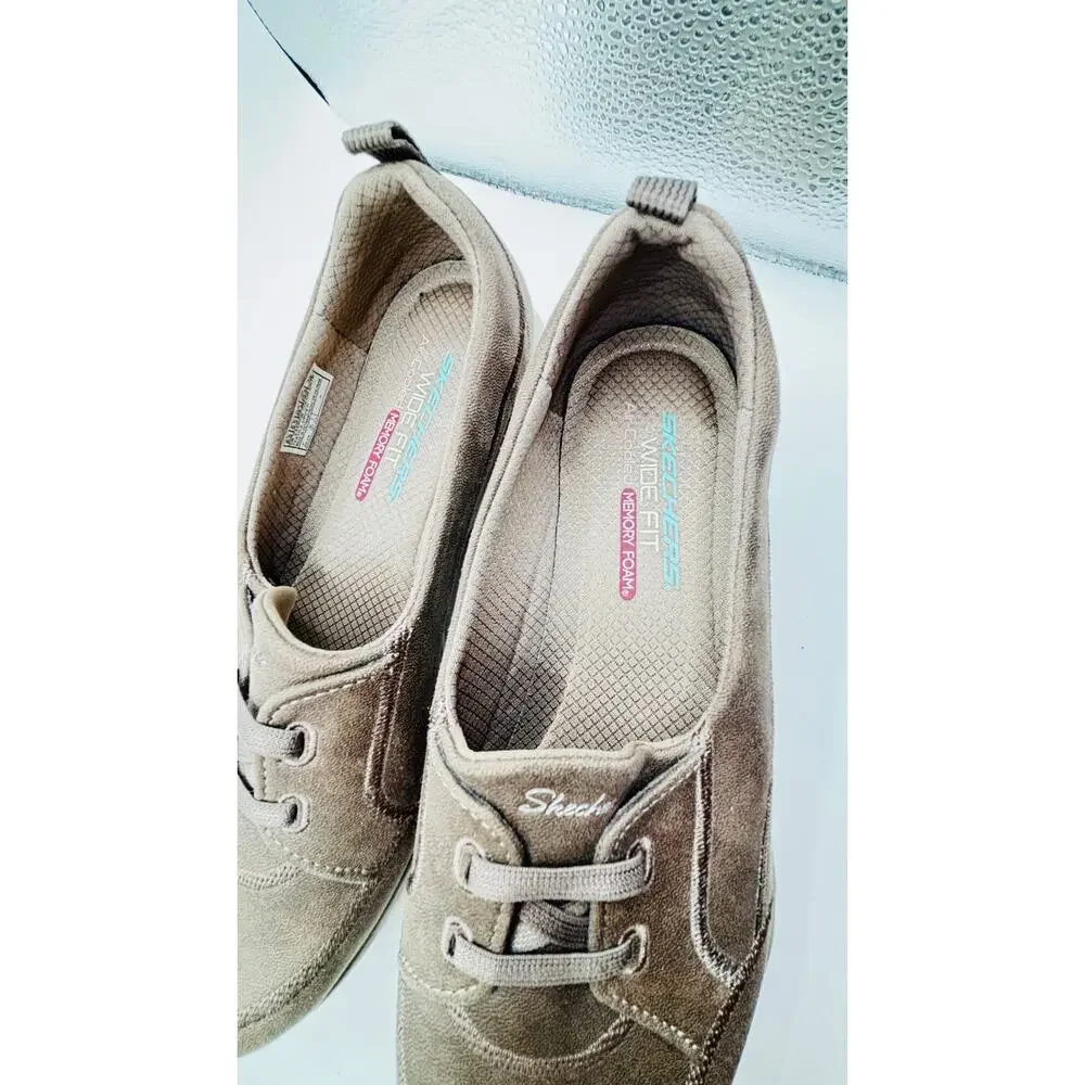 Skechers Women's Microburst One Up slip-on shoes comfort flats loafers sz 8.5